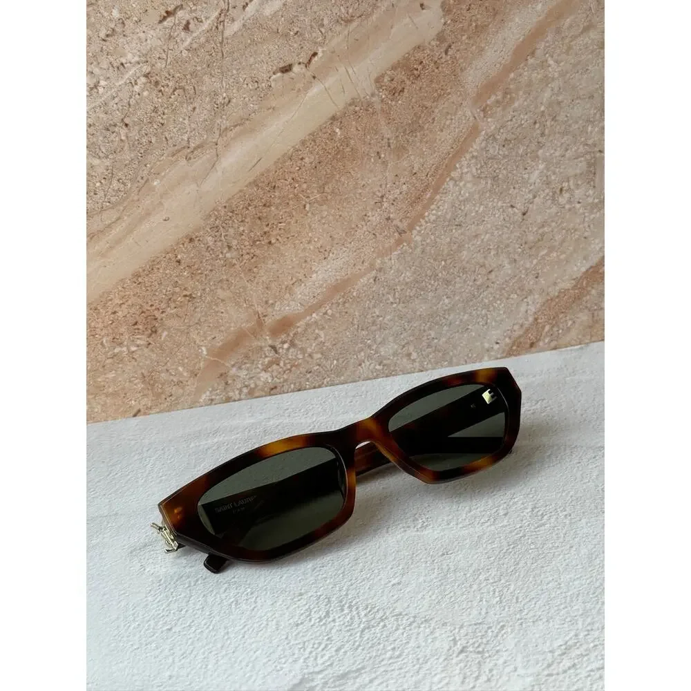 NEW Saint Laurent SL M126 Sunglasses in Havana Brown